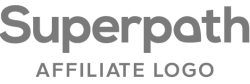 Superpath Affiliate Logo in gray text.